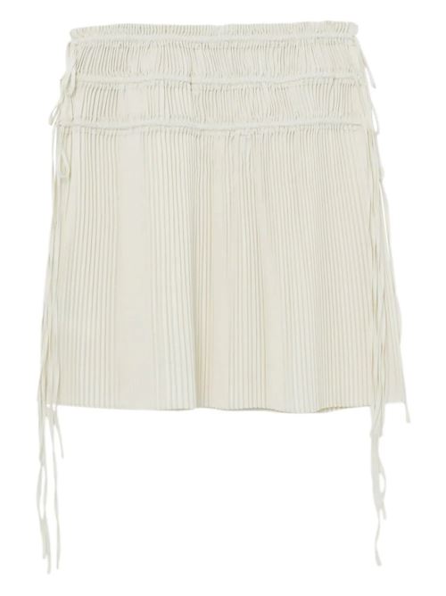 Ivory white stretch-design shorts Helmut Lang | O02HW302C05